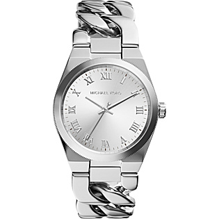 Channing Three Hand Stainless Steel Watch - Sliver