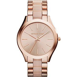 Slim Runway Three Hand Stainless Steel Watch - Rose Gold