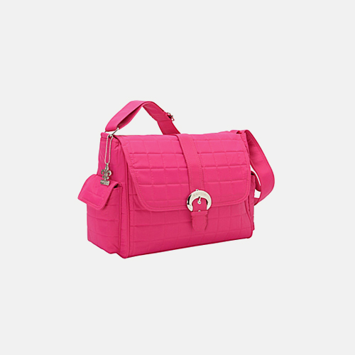 Quilted Nylon Buckle Diaper Bag